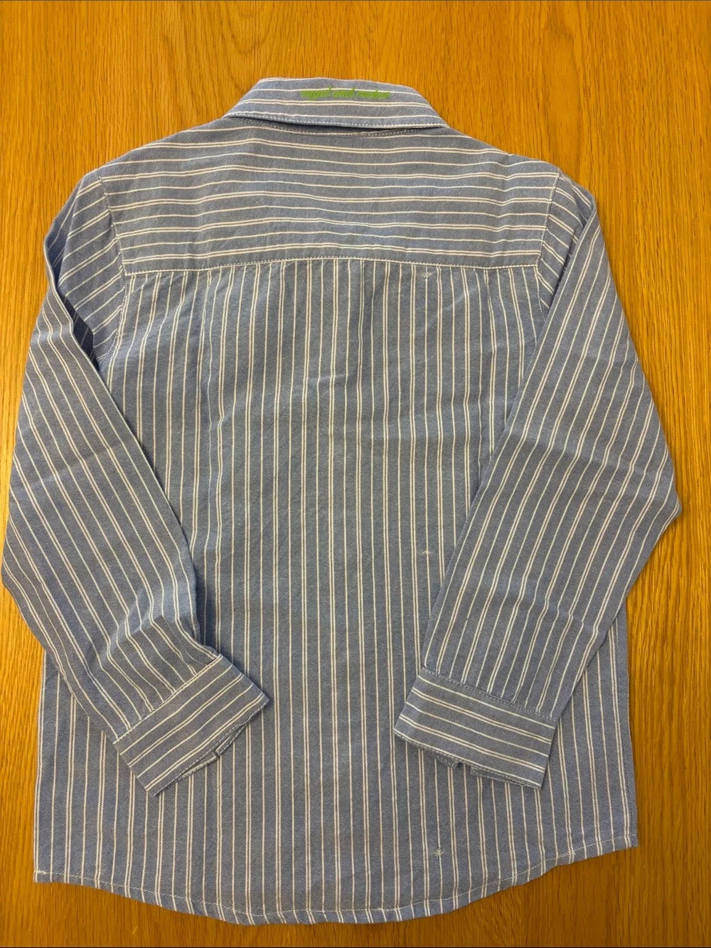 Angel & Rocket Boys Blue Stripe Button-Down Shirt size 7 years